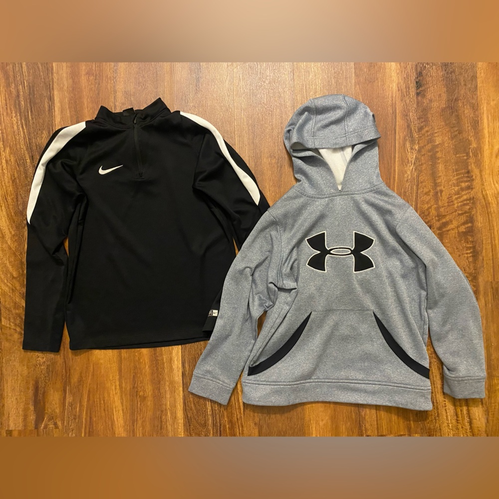 Bundle! Nike Jacket & Under Armor Hoodie